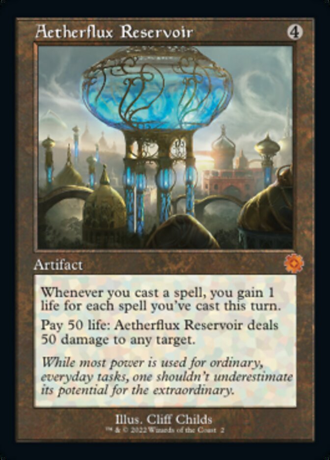 Aetherflux Reservoir (Retro) [The Brothers' War Retro Artifacts] MTG Single Magic: The Gathering | Red Claw Gaming