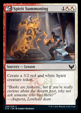 Spirit Summoning [Strixhaven: School of Mages] MTG Single Magic: The Gathering | Red Claw Gaming