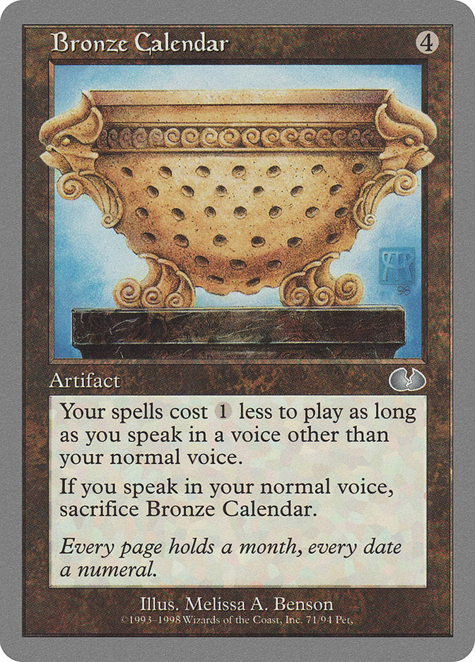 Bronze Calendar [Unglued] MTG Single Magic: The Gathering | Red Claw Gaming