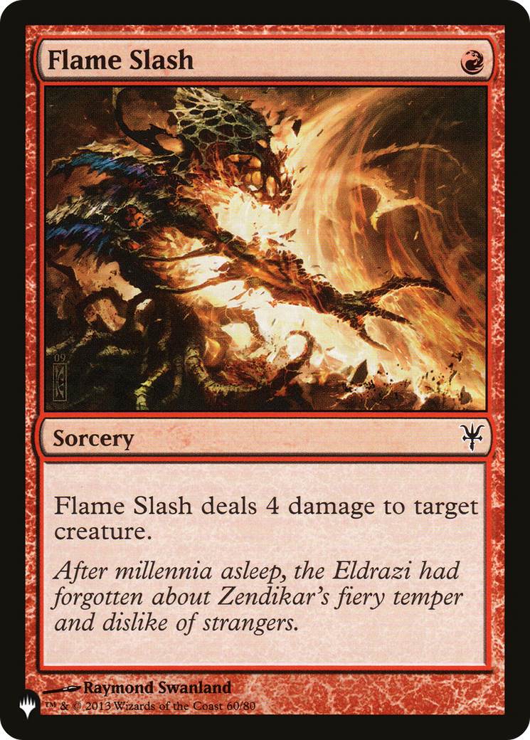 Flame Slash [The List] MTG Single Magic: The Gathering | Red Claw Gaming