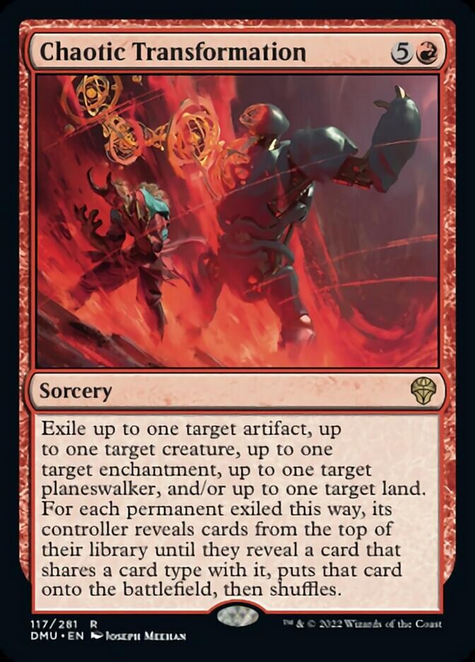 Chaotic Transformation [Dominaria United] MTG Single Magic: The Gathering | Red Claw Gaming