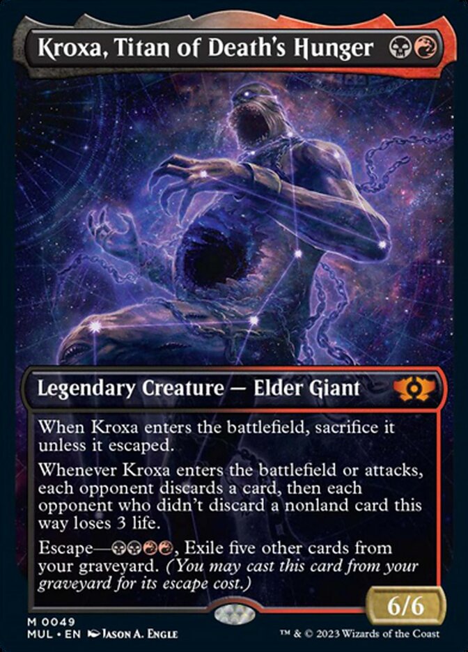 Kroxa, Titan of Death's Hunger [Multiverse Legends] MTG Single Magic: The Gathering | Red Claw Gaming