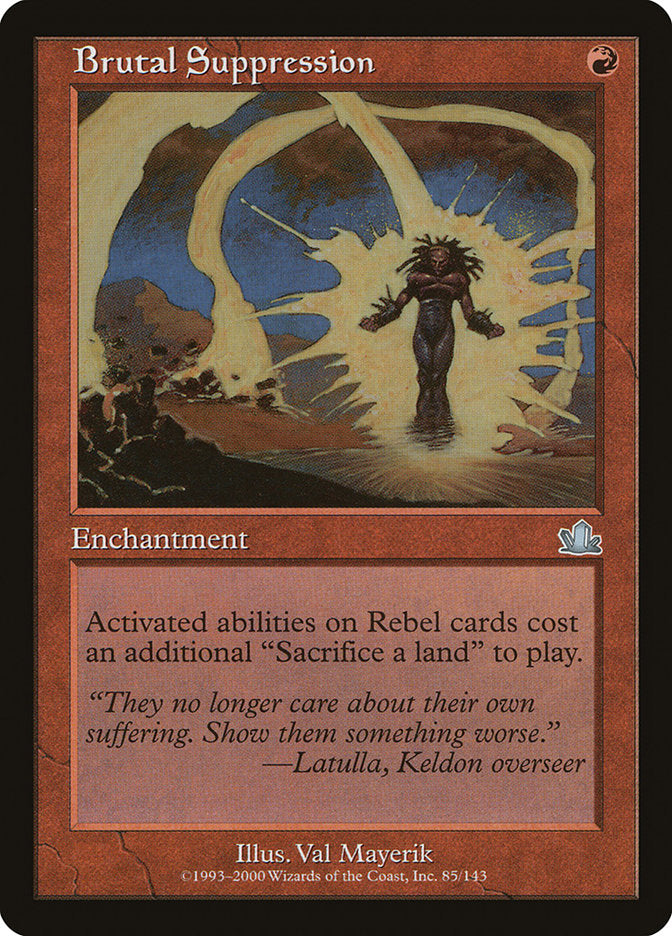 Brutal Suppression [Prophecy] MTG Single Magic: The Gathering | Red Claw Gaming