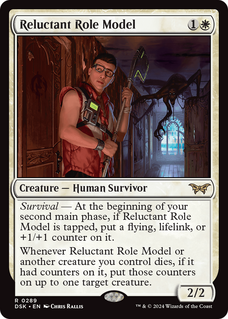 Reluctant Role Model (0289) [Duskmourn: House of Horror] MTG Single Magic: The Gathering | Red Claw Gaming