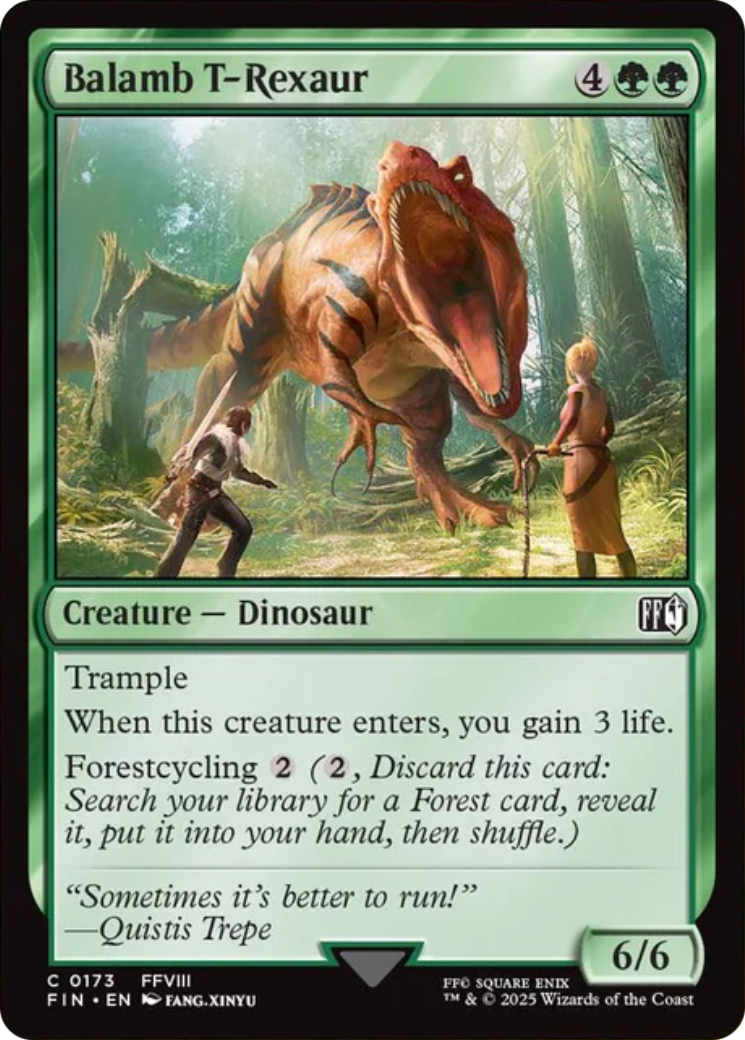 Balamb T-Rexaur [FINAL FANTASY] MTG Single Magic: The Gathering | Red Claw Gaming