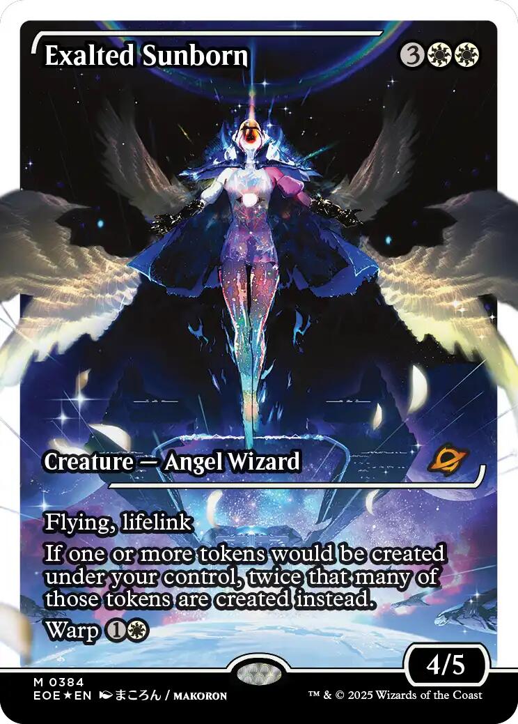 Exalted Sunborn (Showcase Fracture Foil) (Japanese) [Edge of Eternities] MTG Single Magic: The Gathering | Red Claw Gaming