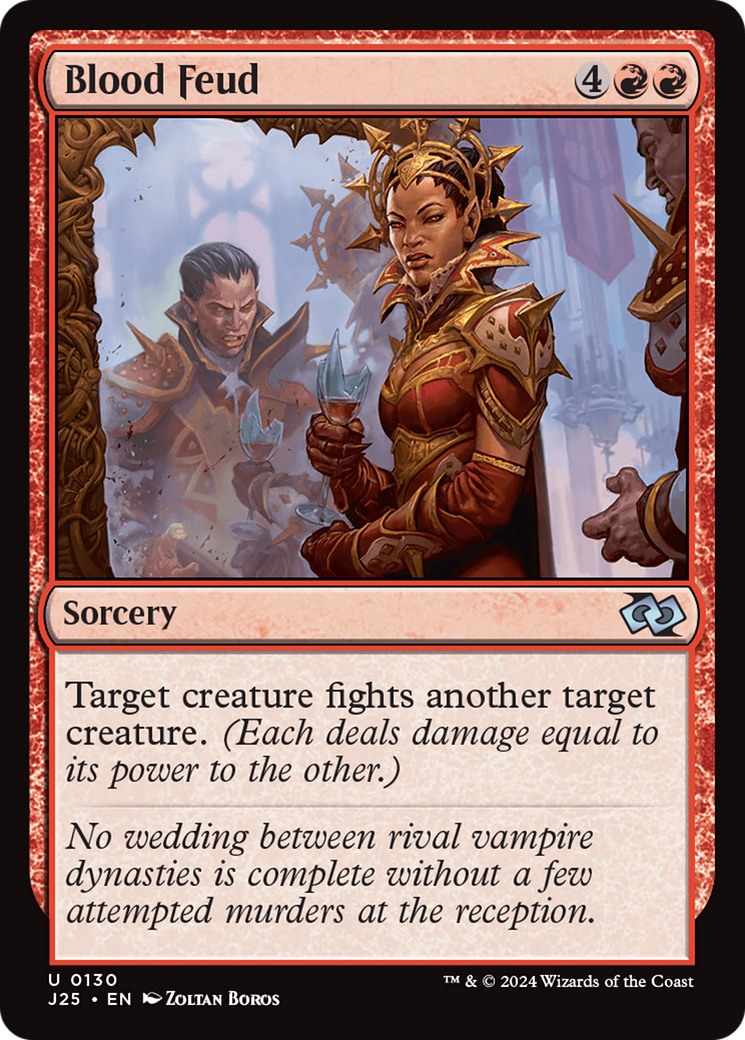 Blood Feud [Foundations Jumpstart] MTG Single Magic: The Gathering | Red Claw Gaming