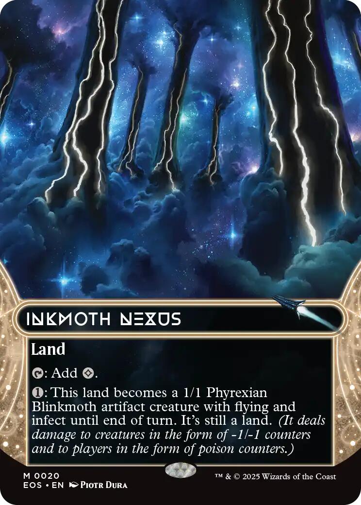 Inkmoth Nexus (0020) (Borderless) [Edge of Eternities: Stellar Sights] MTG Single Magic: The Gathering | Red Claw Gaming