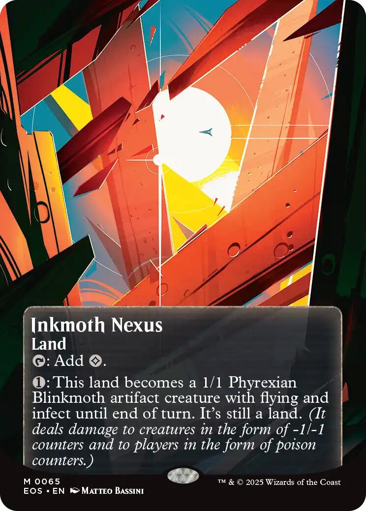 Inkmoth Nexus (0065) (Borderless) [Edge of Eternities: Stellar Sights] MTG Single Magic: The Gathering | Red Claw Gaming
