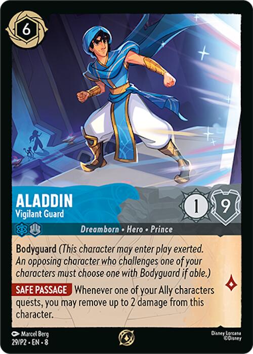 Aladdin - Vigilant Guard (29) [Promo Cards] Lorcana Single Disney | Red Claw Gaming