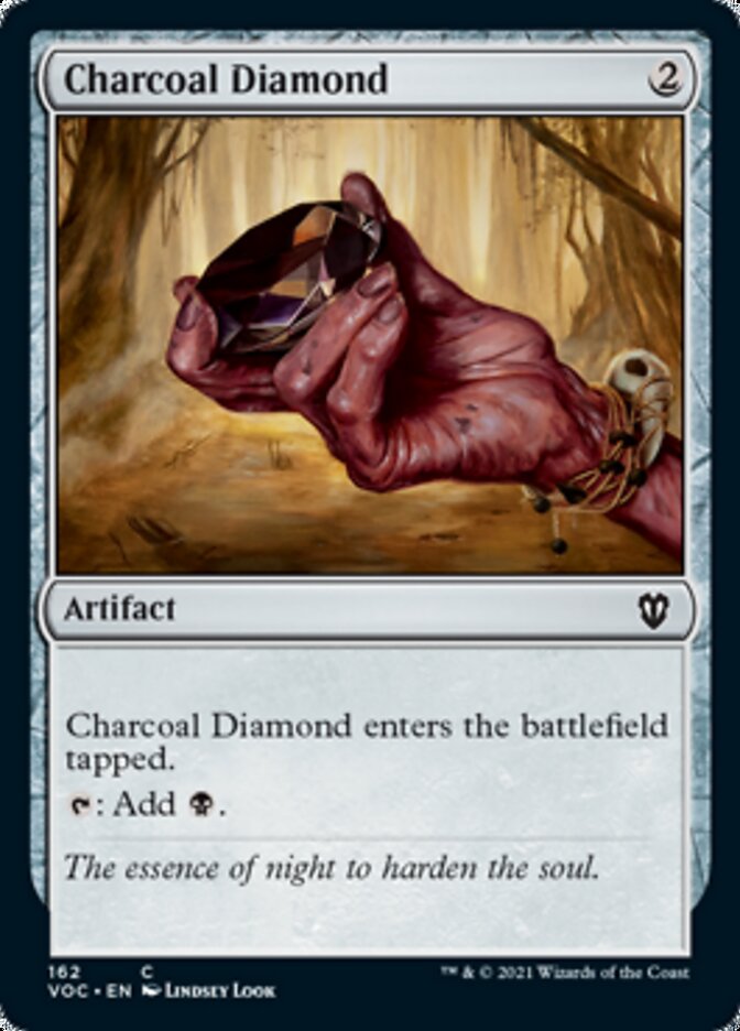 Charcoal Diamond [Innistrad: Crimson Vow Commander] MTG Single Magic: The Gathering | Red Claw Gaming