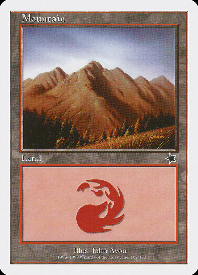 Mountain (167) [Starter 1999] MTG Single Magic: The Gathering | Red Claw Gaming
