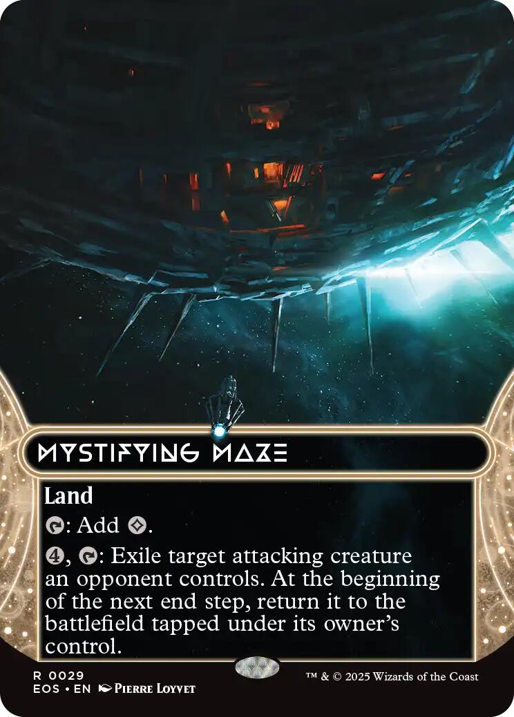 Mystifying Maze (0029) (Borderless) [Edge of Eternities: Stellar Sights] MTG Single Magic: The Gathering | Red Claw Gaming