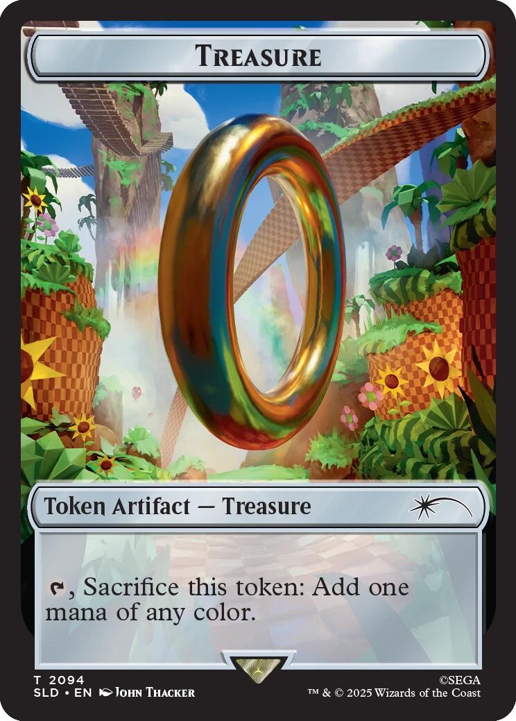 Treasure Token (2094) [Secret Lair Drop Series] MTG Single Magic: The Gathering | Red Claw Gaming