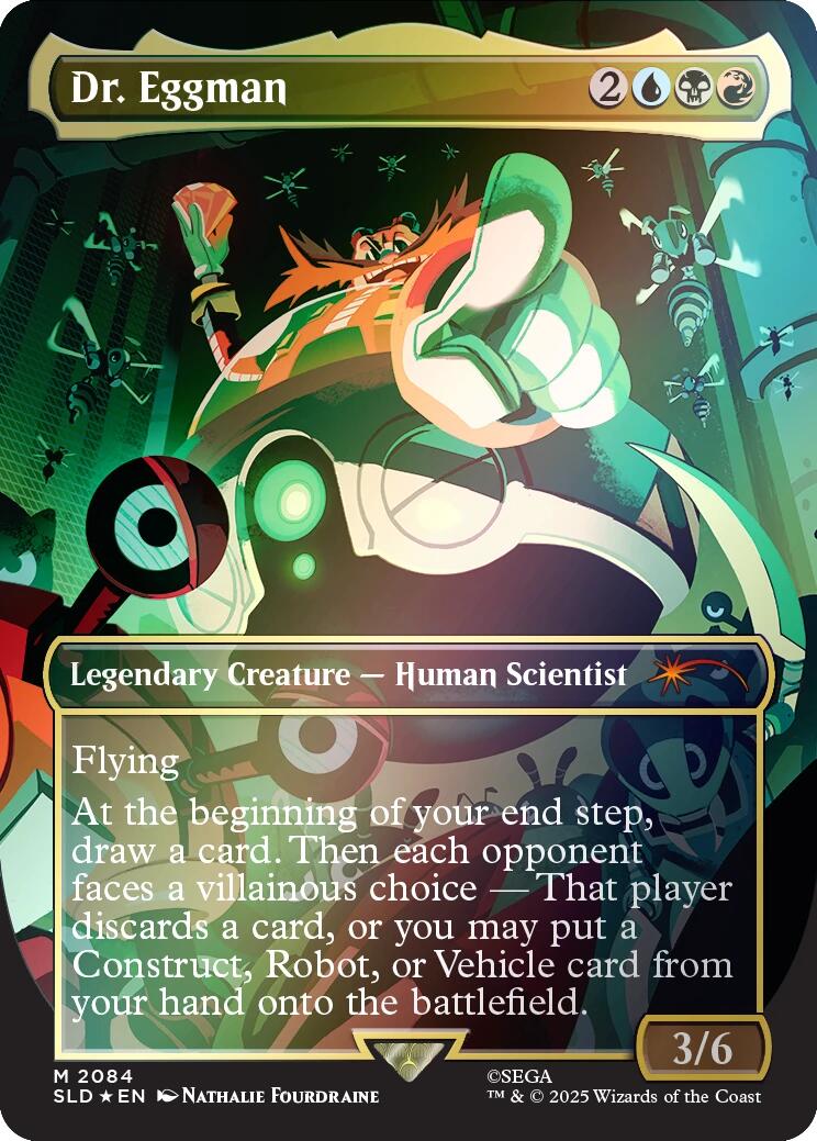 Dr. Eggman (Rainbow Foil) [Secret Lair Drop Series] MTG Single Magic: The Gathering | Red Claw Gaming