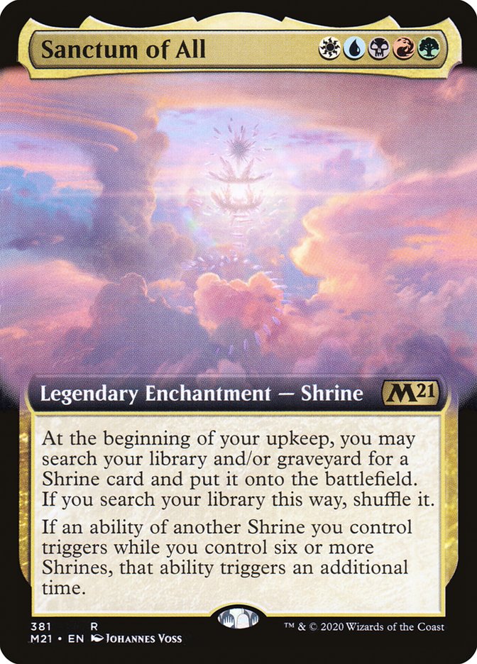 Sanctum of All (Extended Art) [Core Set 2021] MTG Single Magic: The Gathering | Red Claw Gaming