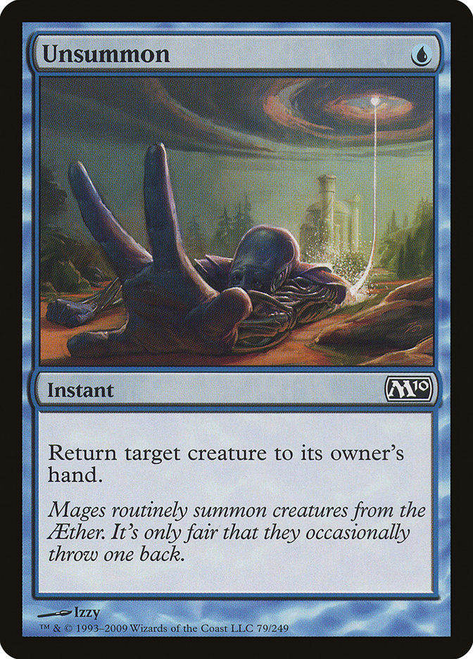 Unsummon [Magic 2010] MTG Single Magic: The Gathering | Red Claw Gaming