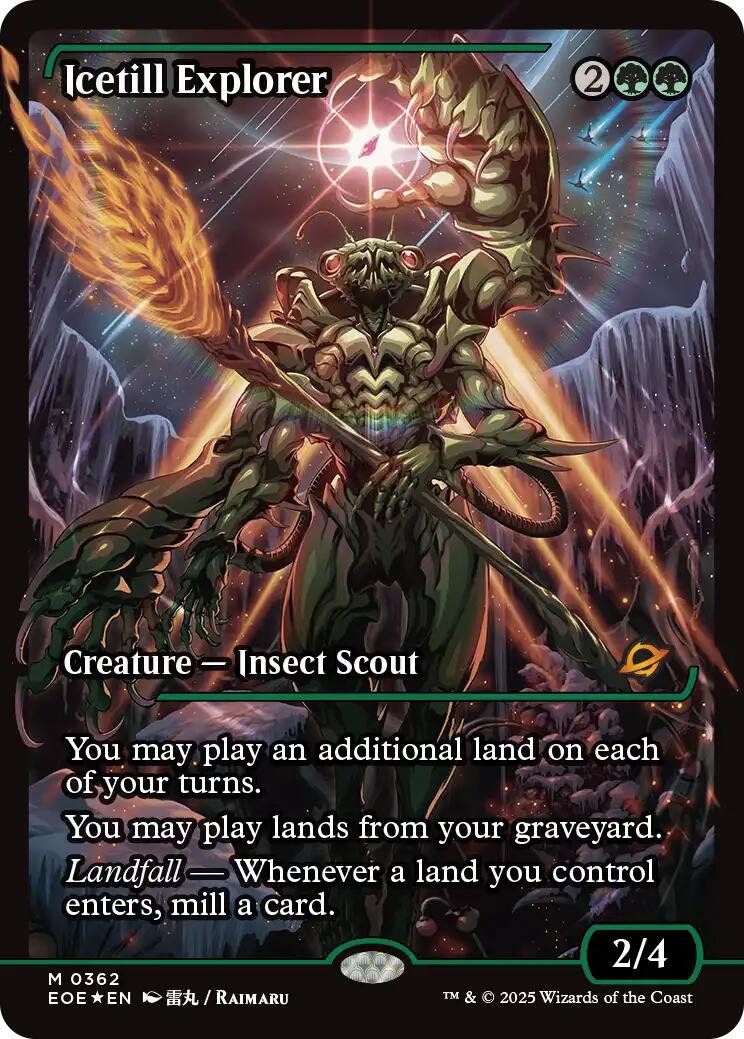 Icetill Explorer (Showcase) [Edge of Eternities] MTG Single Magic: The Gathering | Red Claw Gaming