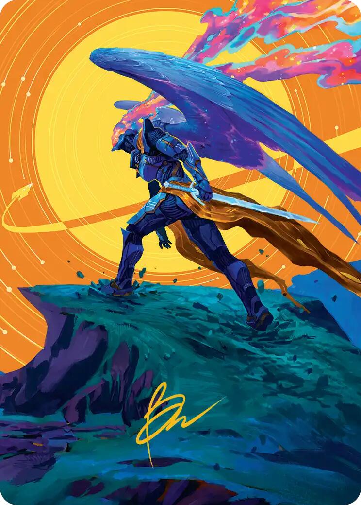 Astelli Reclaimer Art Card (Gold-Stamped Signature) [Edge of Eternities Art Series] MTG Single Magic: The Gathering | Red Claw Gaming