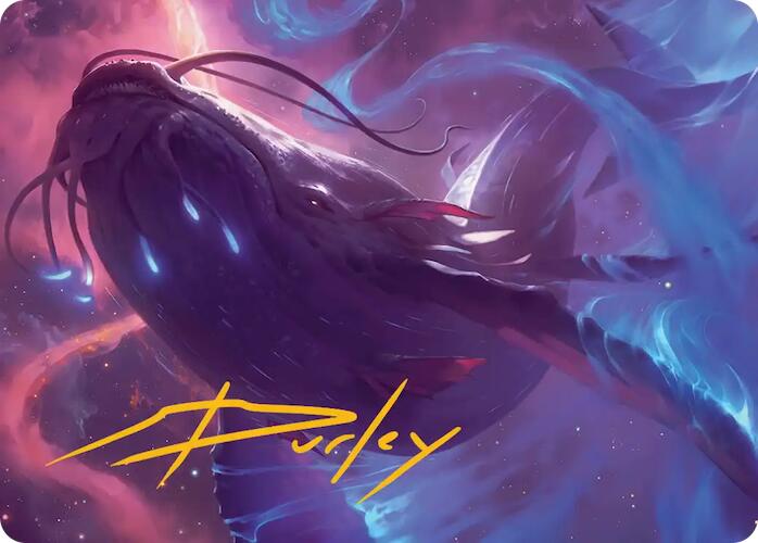 Starbreach Whale Art Card (Gold-Stamped Signature) [Edge of Eternities Art Series] MTG Single Magic: The Gathering | Red Claw Gaming