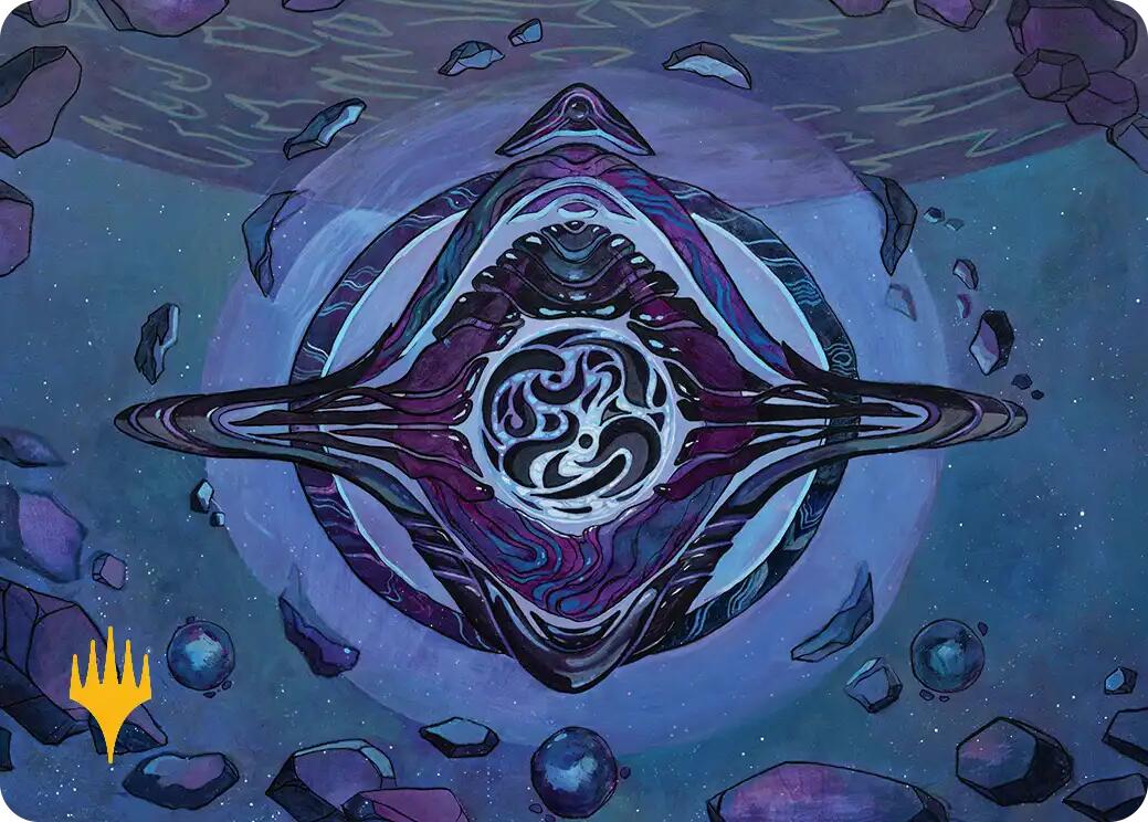 Archenemy's Charm Art Card (Gold-Stamped Planeswalker Symbol) [Edge of Eternities Art Series] MTG Single Magic: The Gathering | Red Claw Gaming