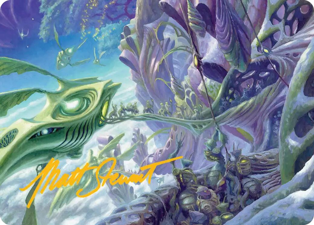 Loading Zone Art Card (Gold-Stamped Signature) [Edge of Eternities Art Series] MTG Single Magic: The Gathering | Red Claw Gaming