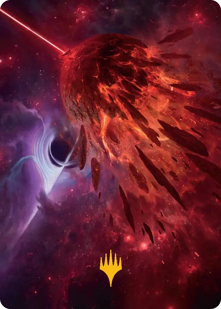 Kavaron, Memorial World Art Card (Gold-Stamped Planeswalker Symbol) [Edge of Eternities Art Series] MTG Single Magic: The Gathering | Red Claw Gaming