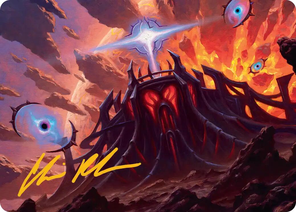 Secluded Starforge Art Card (Gold-Stamped Signature) [Edge of Eternities Art Series] MTG Single Magic: The Gathering | Red Claw Gaming