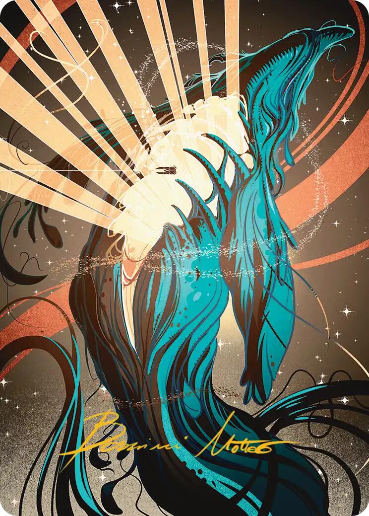Swarmyard Art Card (Gold-Stamped Signature) [Edge of Eternities Art Series] MTG Single Magic: The Gathering | Red Claw Gaming