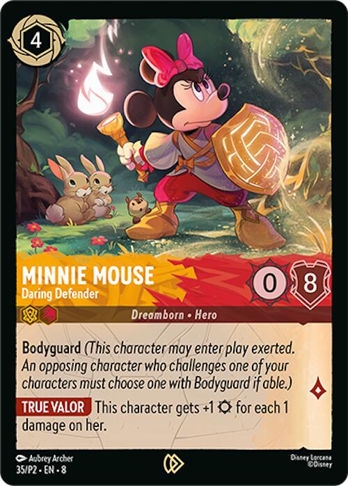 Minnie Mouse - Daring Defender (35) [Promo Cards] Lorcana Single Disney | Red Claw Gaming