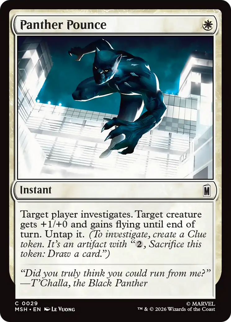 Panther Pounce [Marvel Super Heroes] MTG Single Magic: The Gathering | Red Claw Gaming