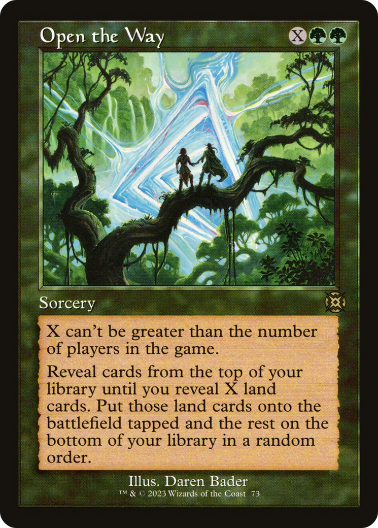 Open the Way (Retro) [March of the Machine: The Aftermath] MTG Single Magic: The Gathering | Red Claw Gaming