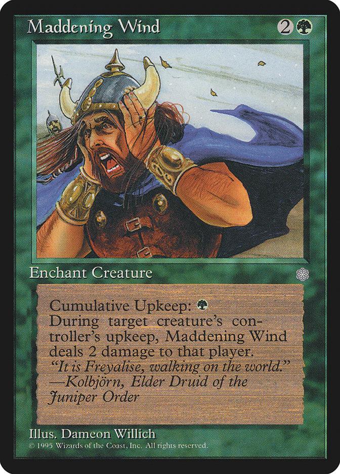 Maddening Wind [Ice Age] MTG Single Magic: The Gathering | Red Claw Gaming