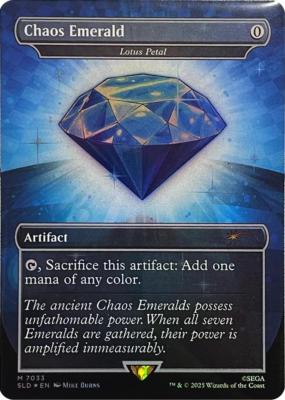 Chaos Emerald - Lotus Petal (7033) [Secret Lair Drop Series] MTG Single Magic: The Gathering | Red Claw Gaming
