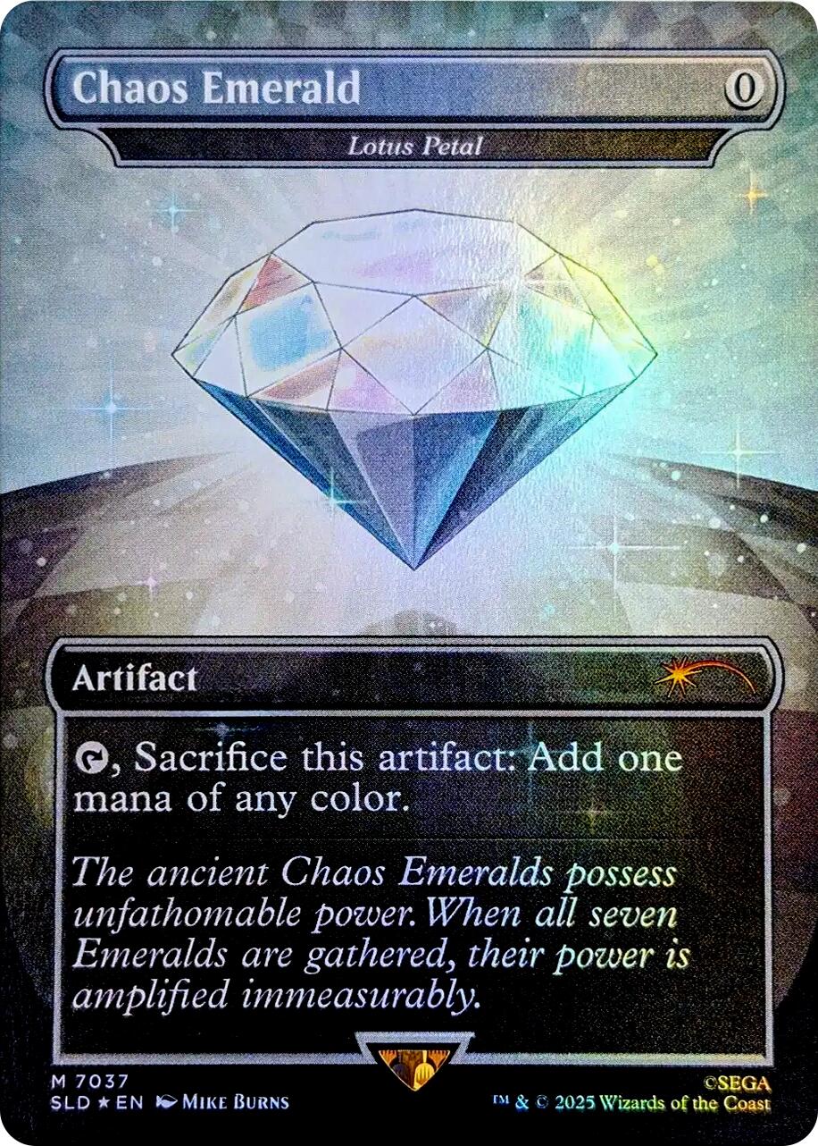 Chaos Emerald - Lotus Petal (7037) [Secret Lair Drop Series] MTG Single Magic: The Gathering | Red Claw Gaming