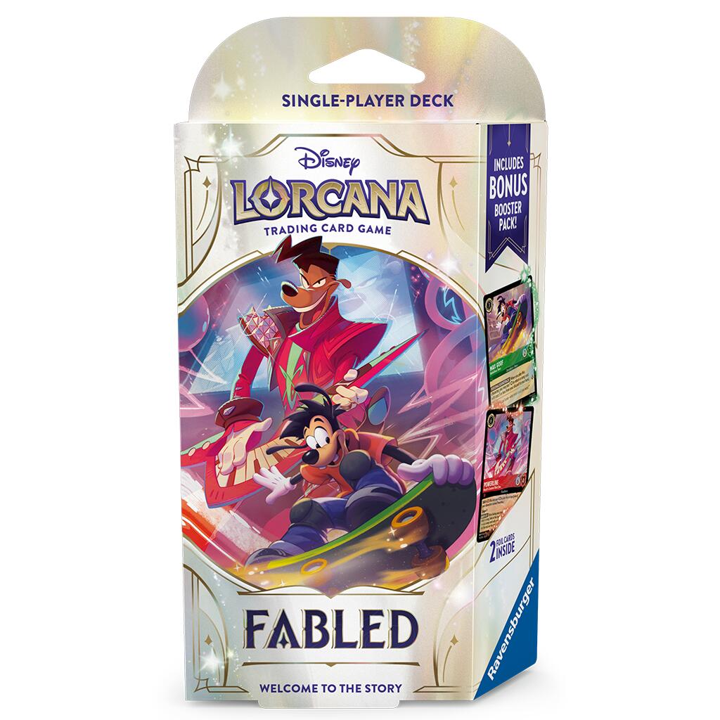 Fabled - Starter Deck (Amber & Sapphire) Lorcana Sealed Disney | Red Claw Gaming