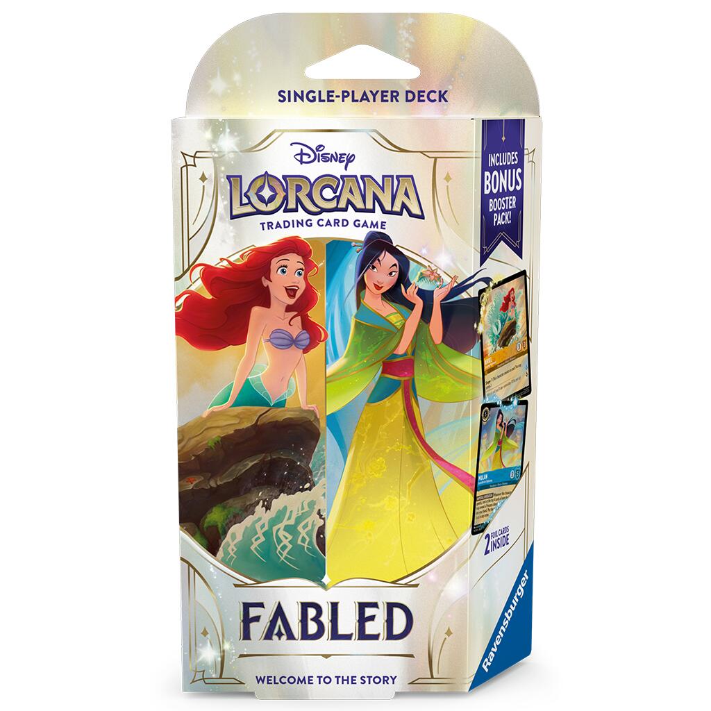 Fabled - Starter Deck (Emerald & Ruby) Lorcana Sealed Disney | Red Claw Gaming