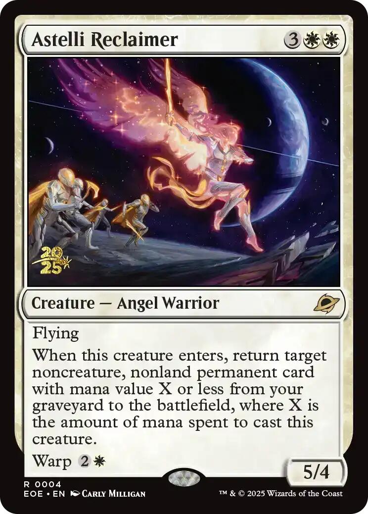 Astelli Reclaimer [Edge of Eternities Prerelease Promos] MTG Single Magic: The Gathering | Red Claw Gaming