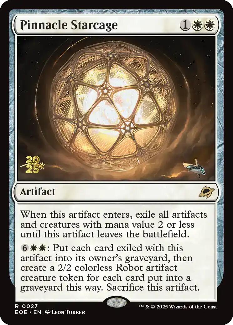 Pinnacle Starcage [Edge of Eternities Prerelease Promos] MTG Single Magic: The Gathering | Red Claw Gaming