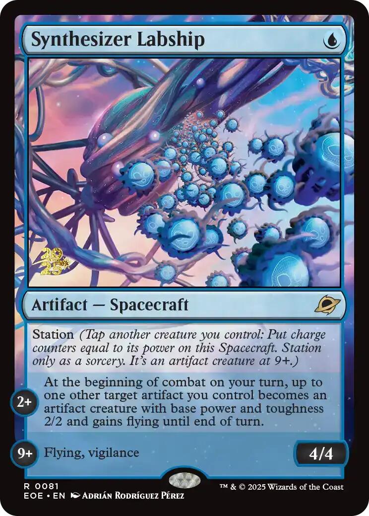 Synthesizer Labship [Edge of Eternities Prerelease Promos] MTG Single Magic: The Gathering | Red Claw Gaming