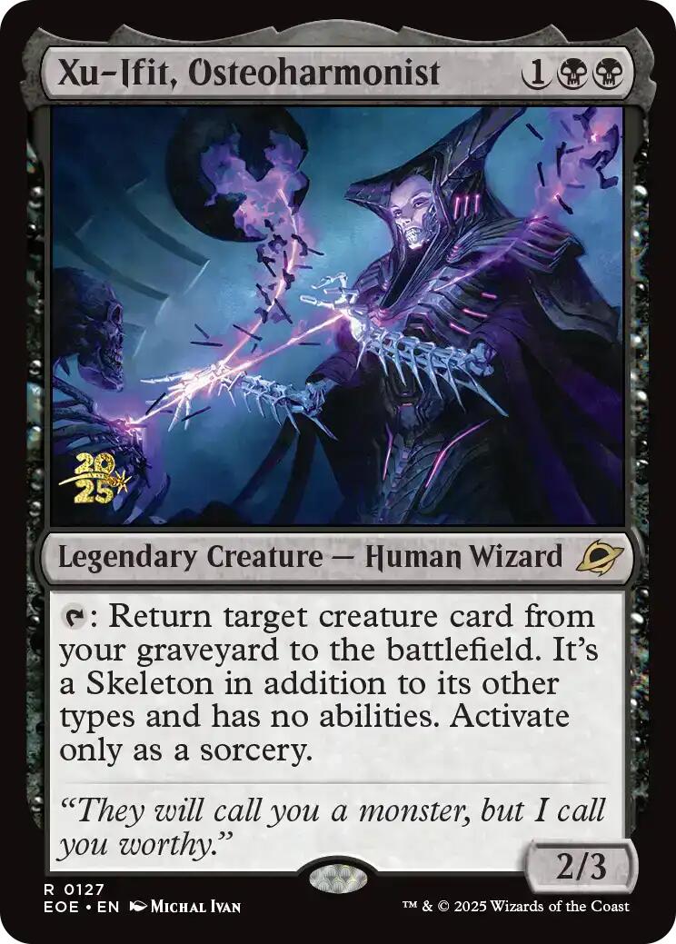 Xu-Ifit, Osteoharmonist [Edge of Eternities Prerelease Promos] MTG Single Magic: The Gathering | Red Claw Gaming