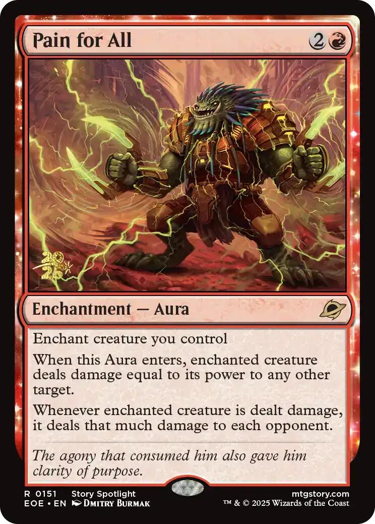 Pain for All [Edge of Eternities Prerelease Promos] MTG Single Magic: The Gathering | Red Claw Gaming