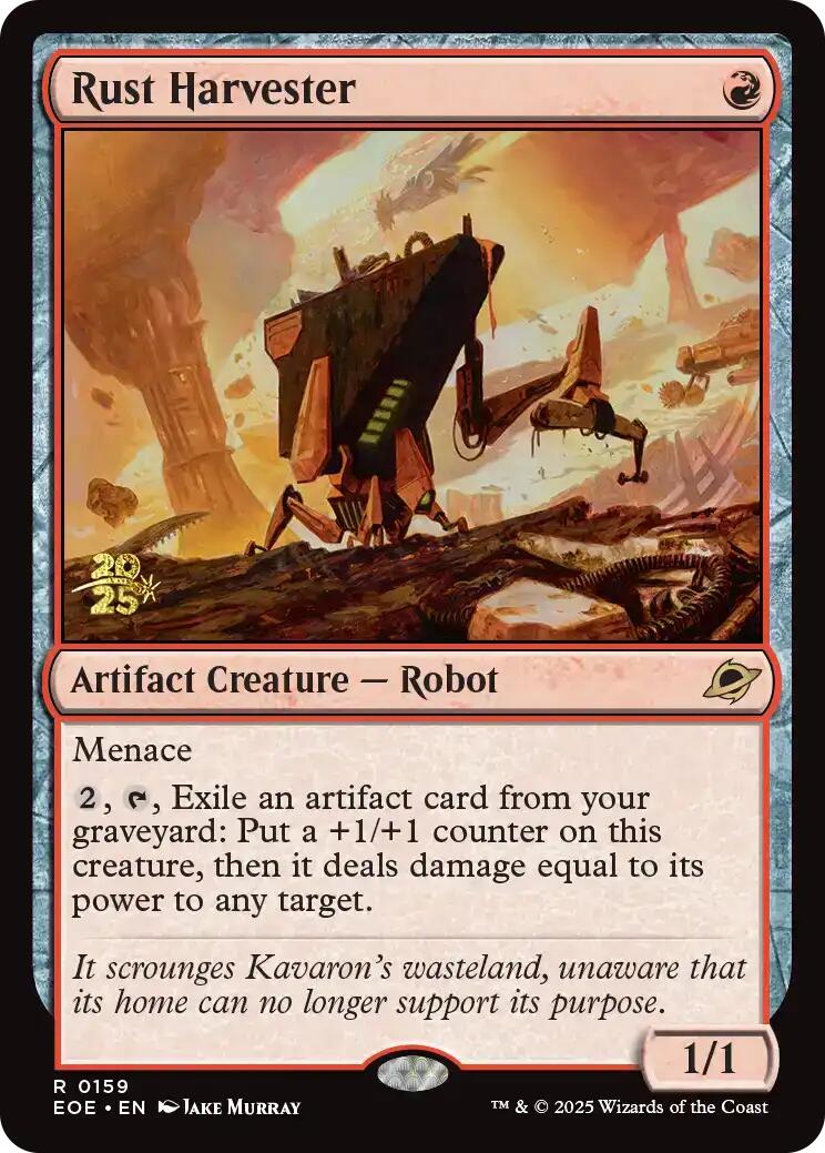 Rust Harvester [Edge of Eternities Prerelease Promos] MTG Single Magic: The Gathering | Red Claw Gaming