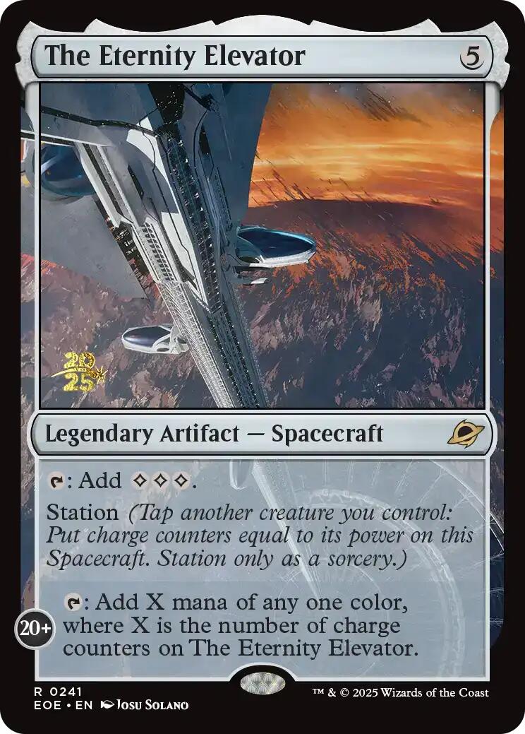 The Eternity Elevator [Edge of Eternities Prerelease Promos] MTG Single Magic: The Gathering | Red Claw Gaming