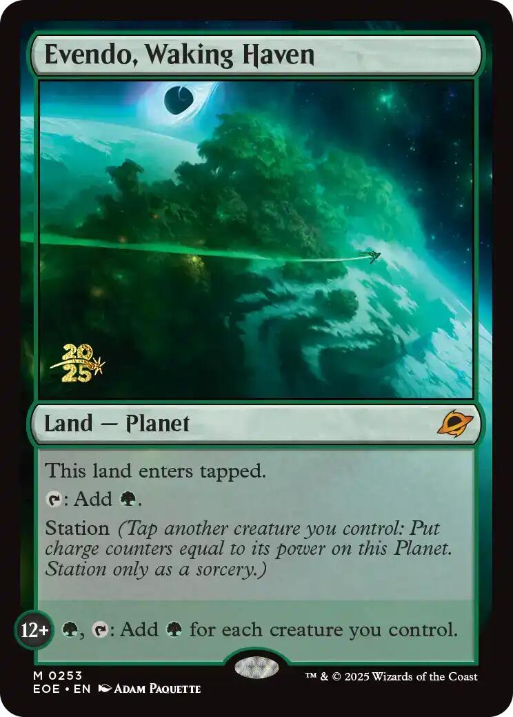 Evendo, Waking Haven [Edge of Eternities Prerelease Promos] MTG Single Magic: The Gathering | Red Claw Gaming