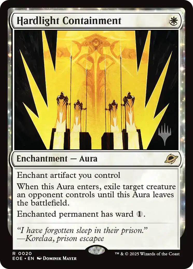 Hardlight Containment (Promo Pack) [Edge of Eternities Promo Pack] MTG Single Magic: The Gathering | Red Claw Gaming