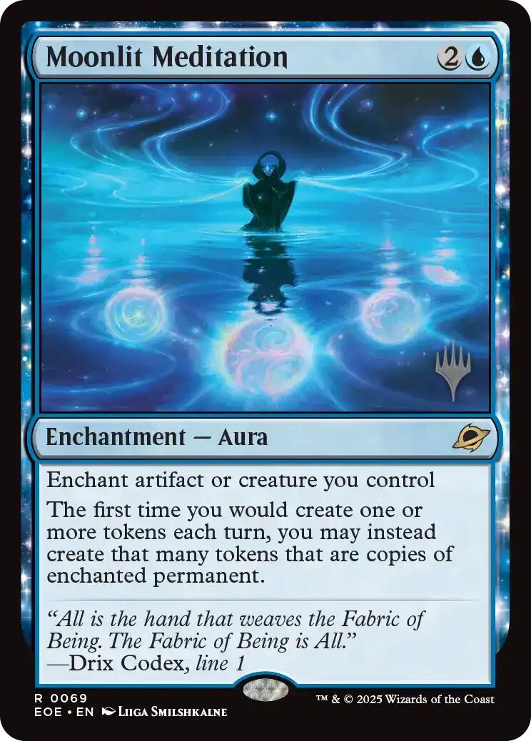 Moonlit Meditation [Edge of Eternities Promo Pack] MTG Single Magic: The Gathering | Red Claw Gaming
