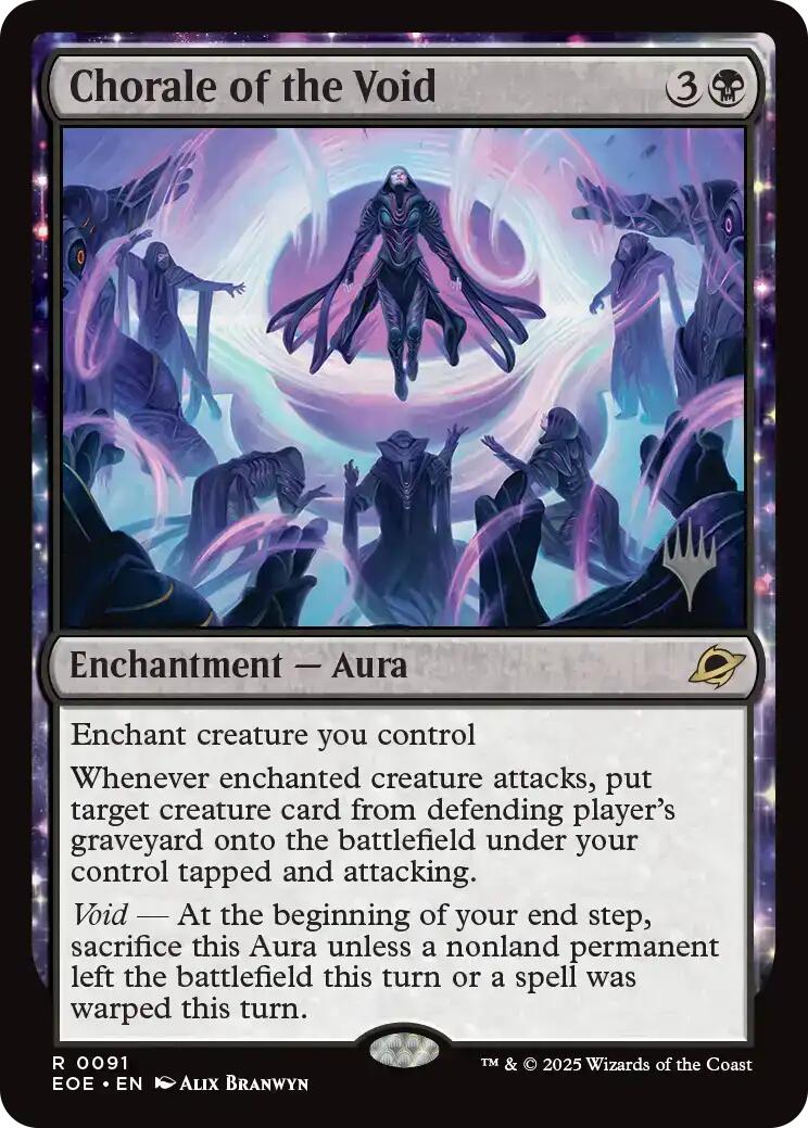 Chorale of the Void [Edge of Eternities Promo Pack] MTG Single Magic: The Gathering | Red Claw Gaming
