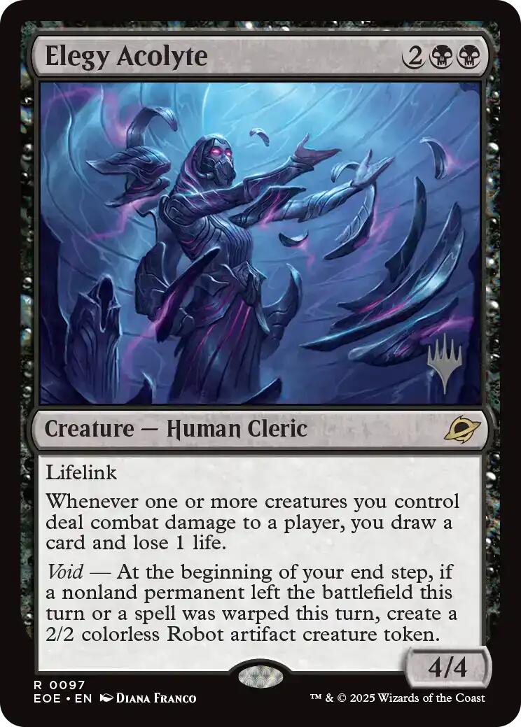 Elegy Acolyte [Edge of Eternities Promo Pack] MTG Single Magic: The Gathering | Red Claw Gaming