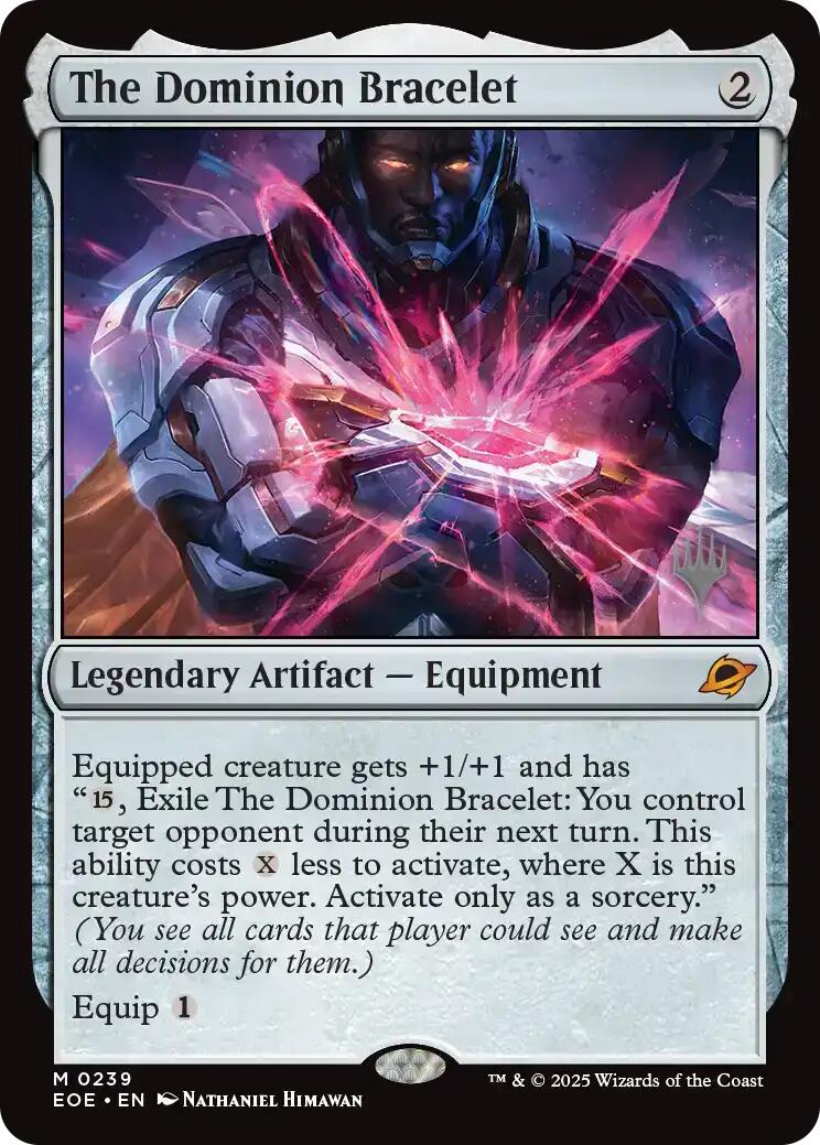 The Dominion Bracelet [Edge of Eternities Promo Pack] MTG Single Magic: The Gathering | Red Claw Gaming